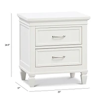 Darlington Nightstand - Warm White