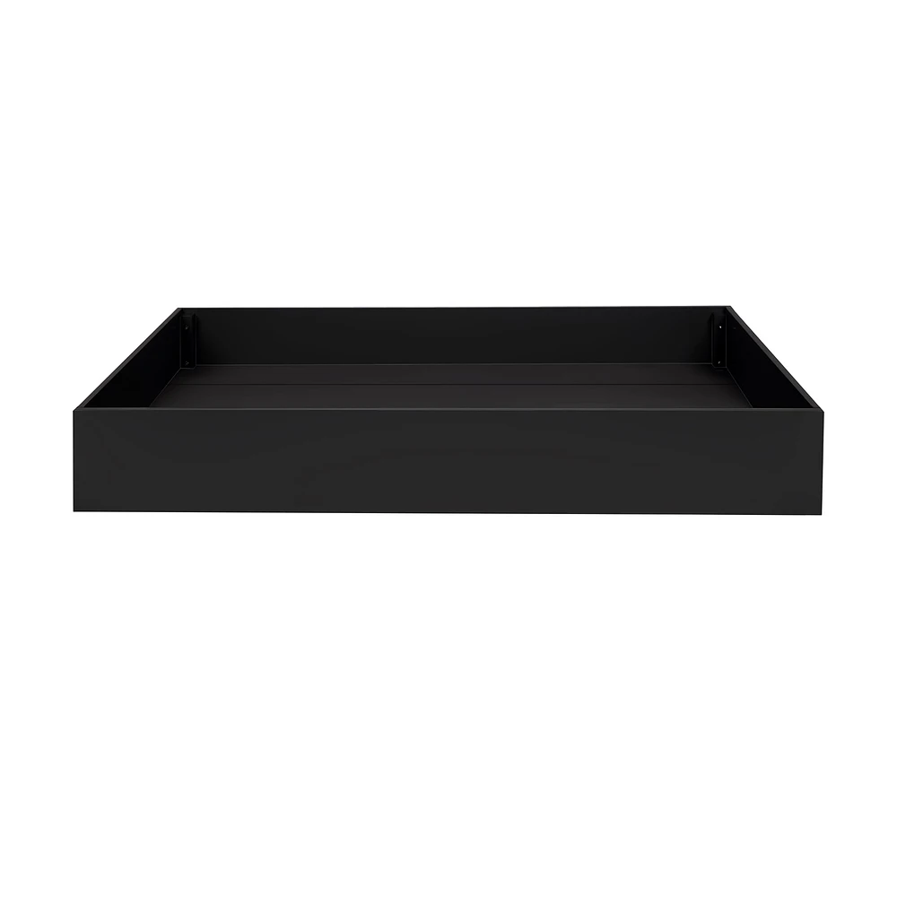 Tiroir de Rangement pour Lit Gigogne Simple Universel - Noir