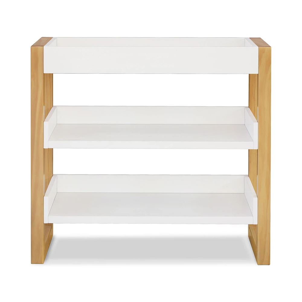 Nantucket Changing Table - Warm White / Honey