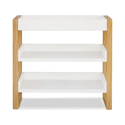 Nantucket Changing Table - Warm White / Honey
