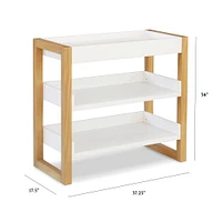 Nantucket Changing Table - Warm White / Honey