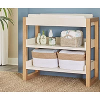 Nantucket Changing Table - Warm White / Honey