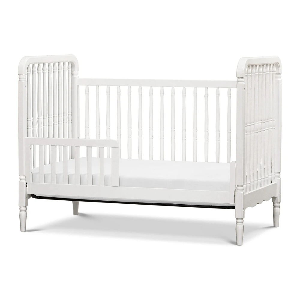Liberty 3-in-1 Evolution Crib With Toddler Bed Conversion Kit - Warm White