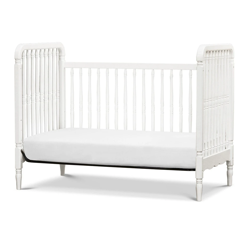 Liberty 3-in-1 Evolution Crib With Toddler Bed Conversion Kit - Warm White