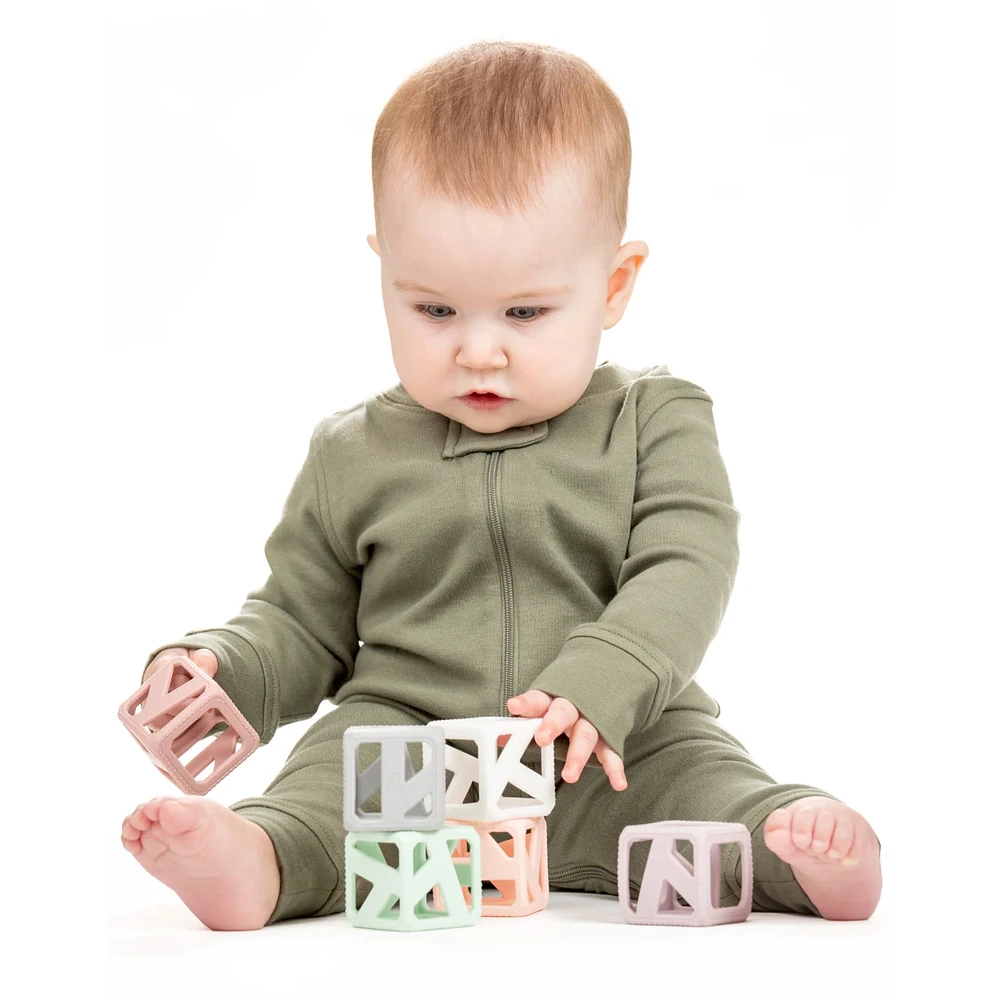 Stack N Chew Mini Cubes - Pastel