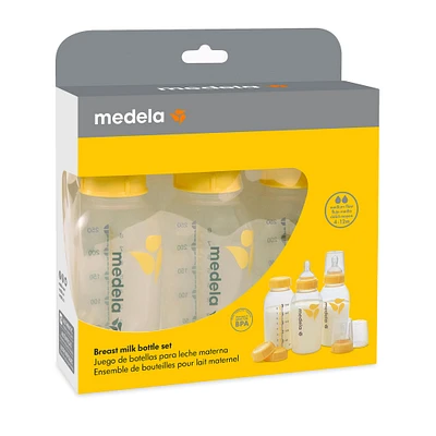 Breast Milk Storage Bottles Set of 3 - 250 ml