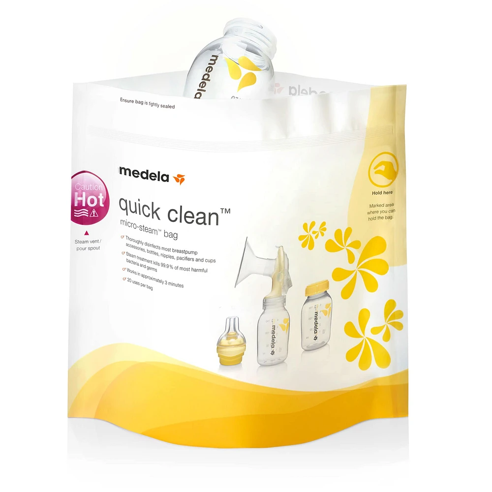 Ensemble Bouteilles de Conservation pour Lait Maternel (3) - 150ml
