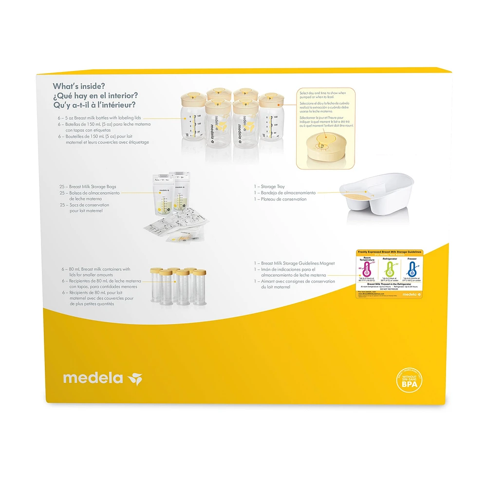 Ensemble pour Conservation de Lait Maternel