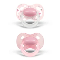 Orthodontic Pacifier (2) 0-6m - Pink