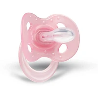 Orthodontic Pacifier (2) 0-6m - Pink
