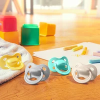 Orthodontic Pacifier (2) 0-6m - Grey / Beige