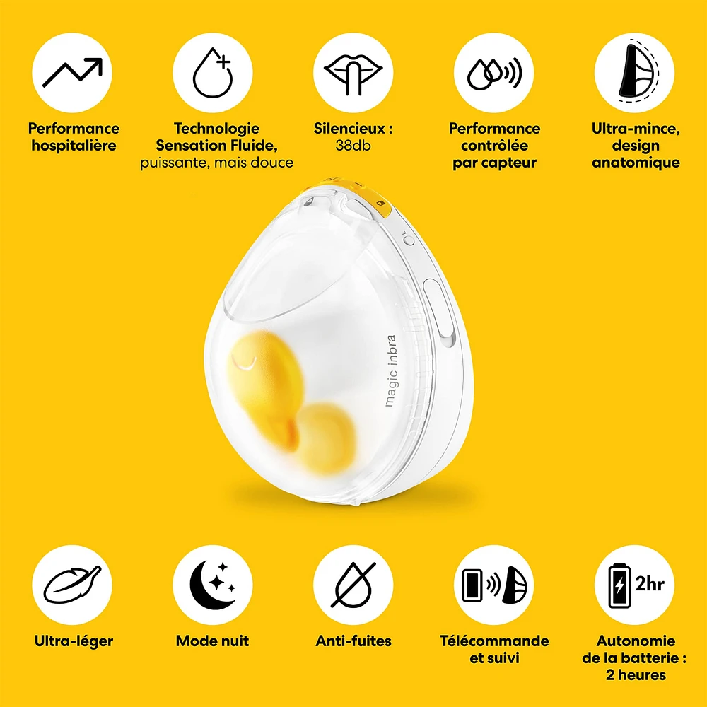 Magic InBra™ Wearable Double Electric Breast Pump