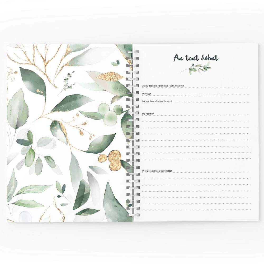 Mon Journal de Grossesse - Feuilles