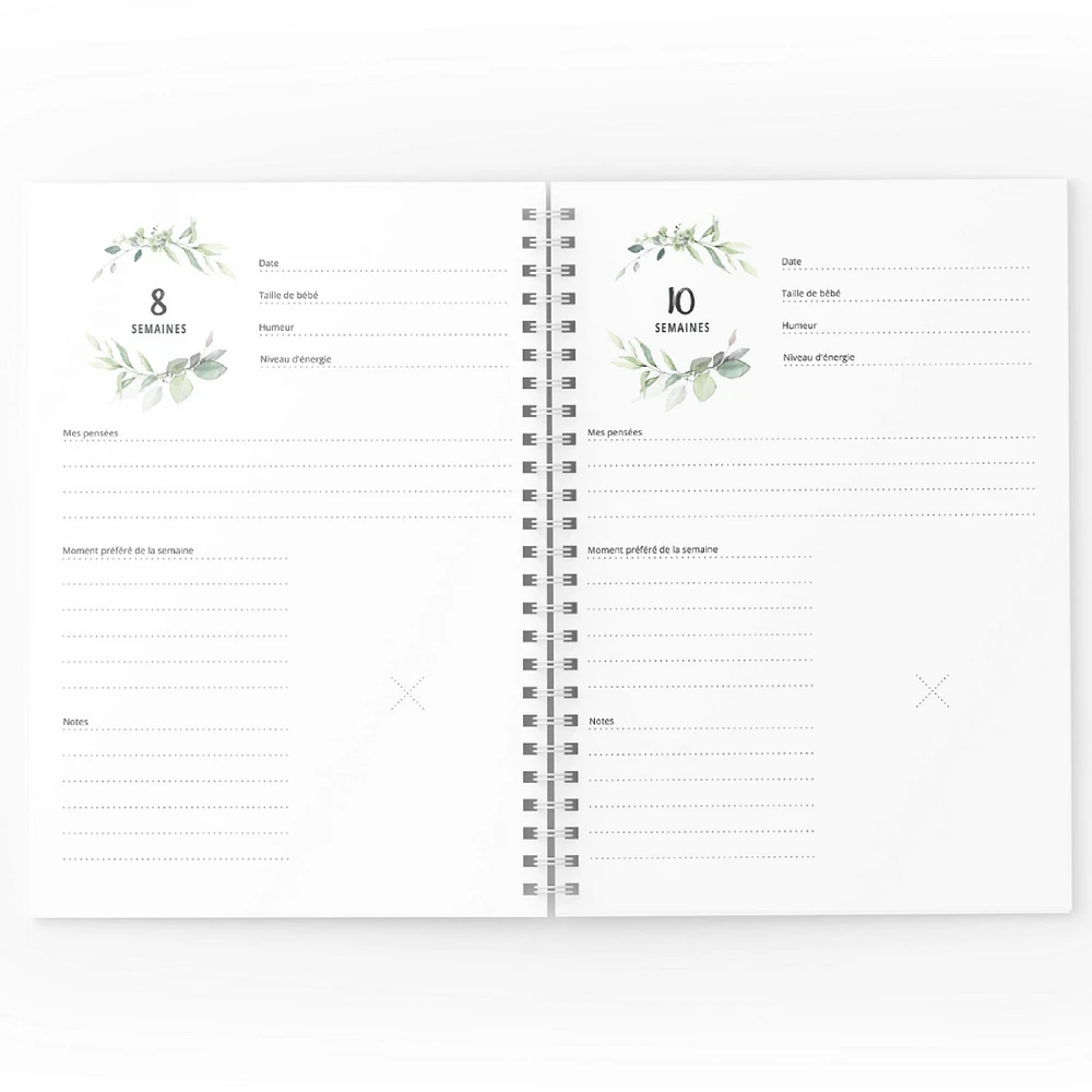 Mon Journal de Grossesse - Feuilles