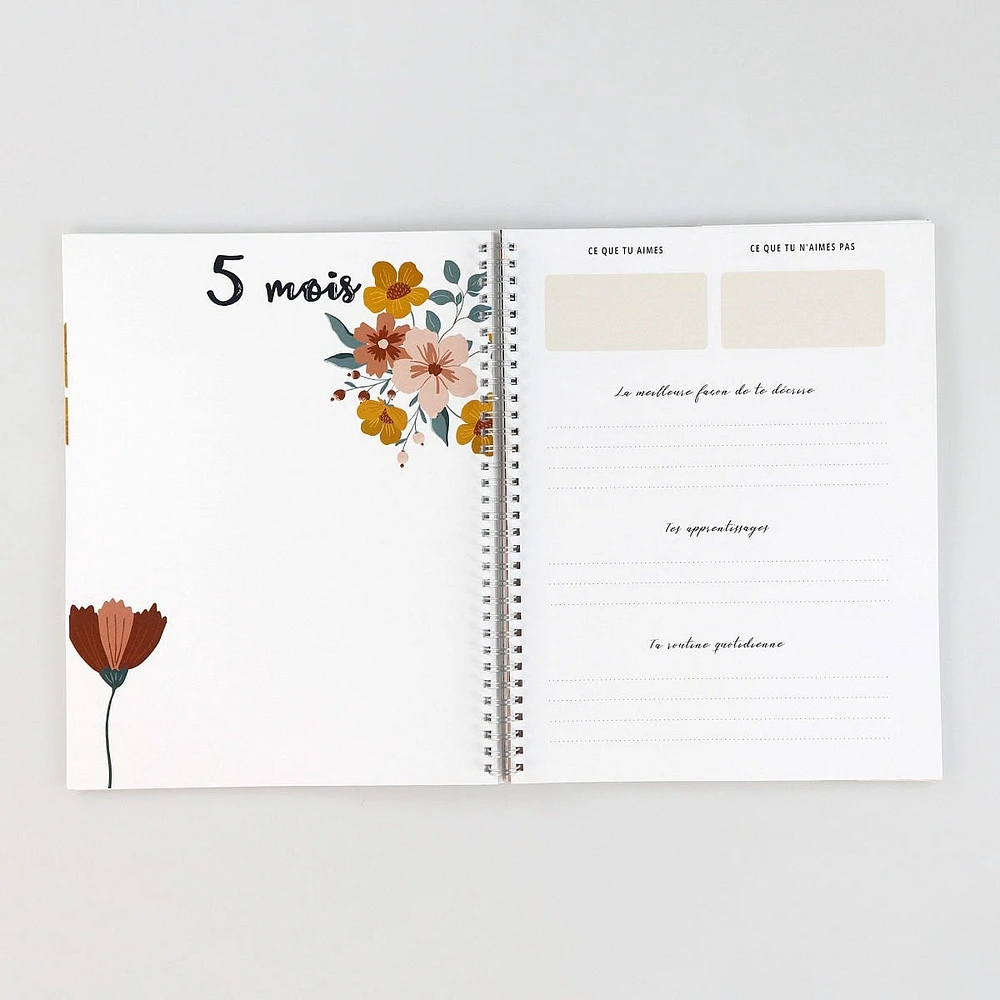 Mon Journal de Bébé - Été Floral