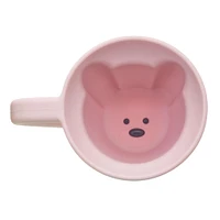 Tasse (2) Ours en Silicone 200ml - Rose / Gris
