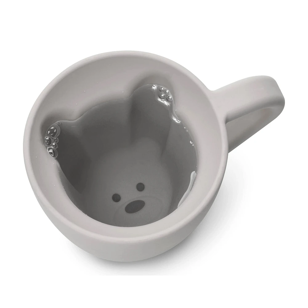 Tasse (2) Ours en Silicone 200ml - Rose / Gris