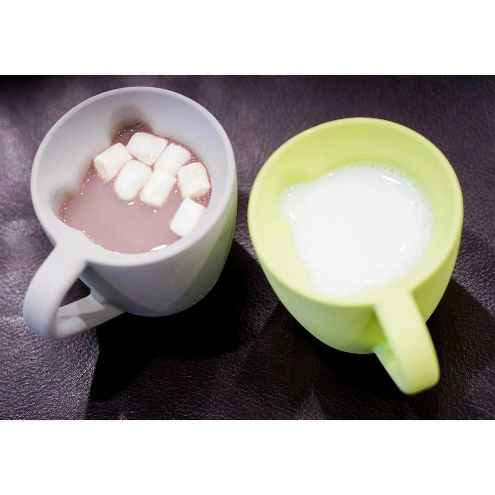 Tasse (2) Ours en Silicone 200ml - Rose / Gris