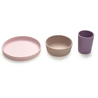 3 Piece Silicone Meal Set - Pink