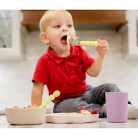 3 Piece Silicone Meal Set - Pink