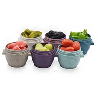 Ensemble Bols et Couvercles (6) 2oz