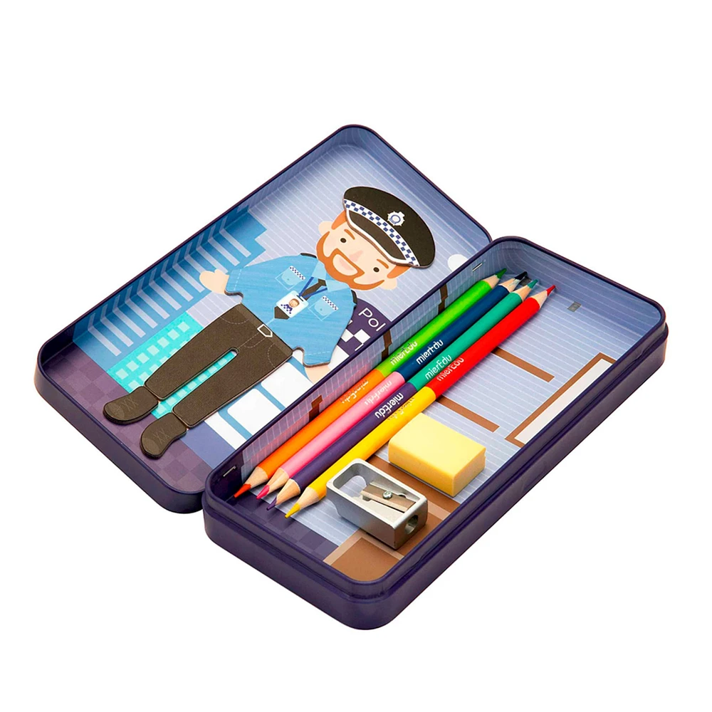 Magnet Puzzle Box Police Officer
