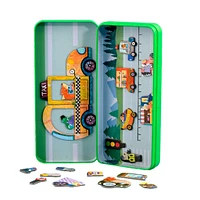 Magnet Puzzle Box Cars