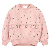 Disty Riffled Sweatshirt 2-6X
