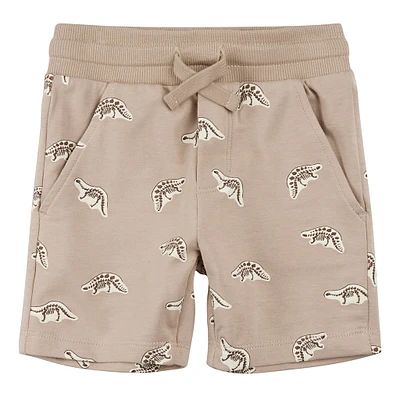 Dino Fossil Print Shorts 2-7y