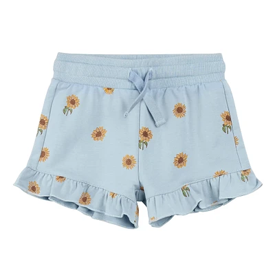 Sunflower Ruffled Shorts 2-6X