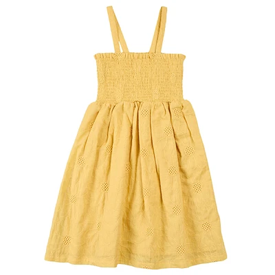 Robe à Oeillets Brodée 2-6x