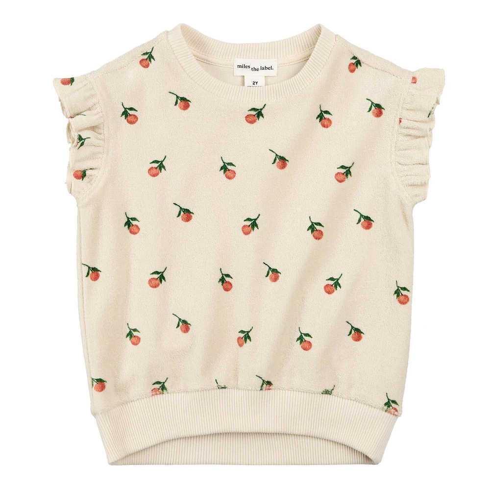 Haut Imprimé Oranges 2-6x