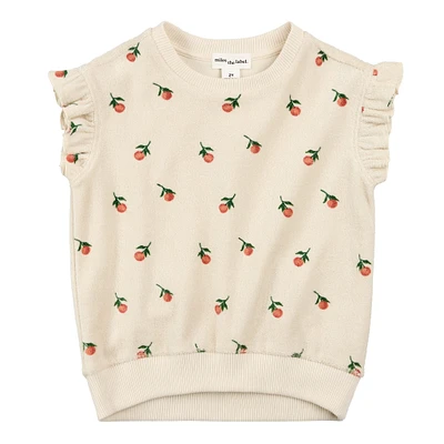 Haut Imprimé Oranges 2-6x