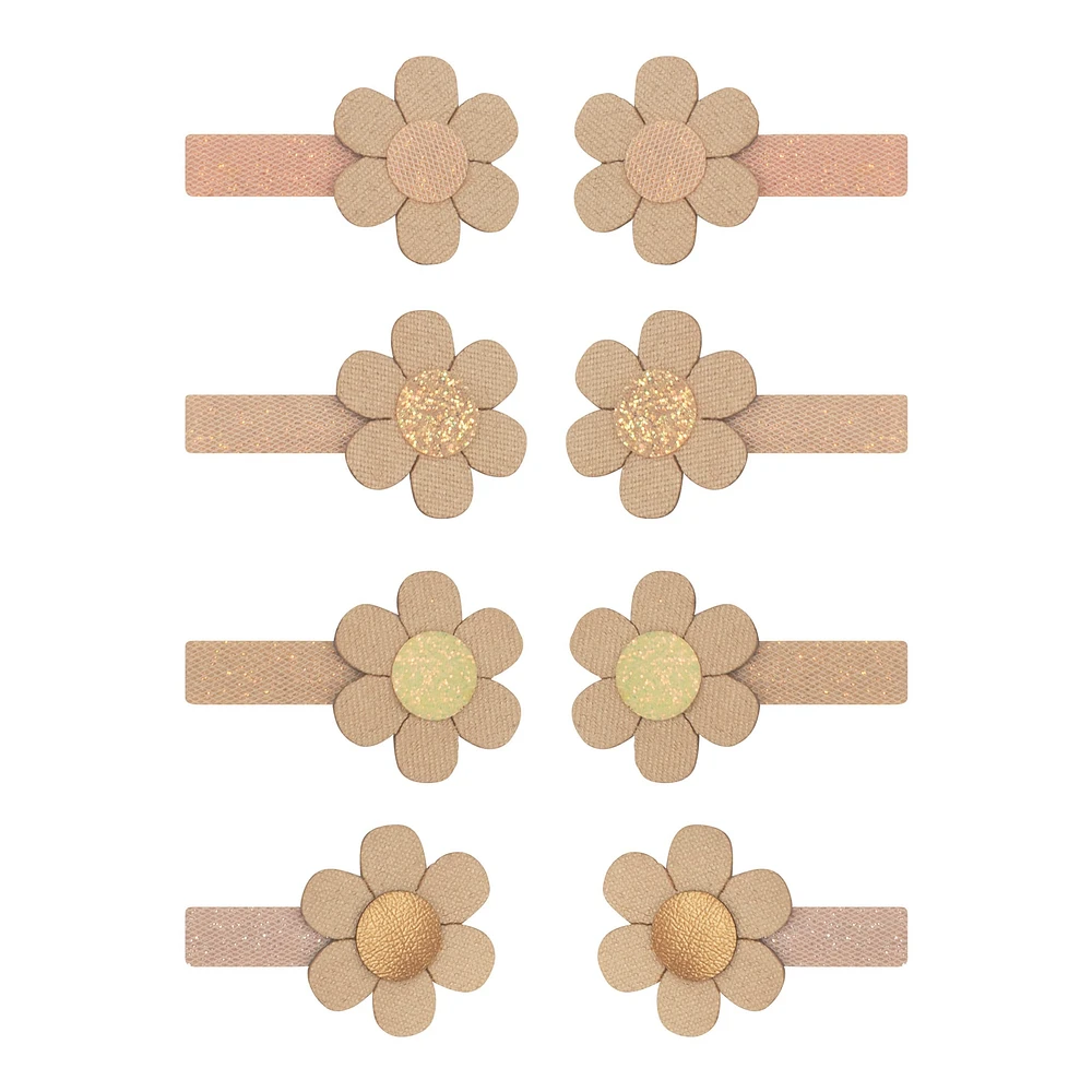 Barrettes Fleurs (8)
