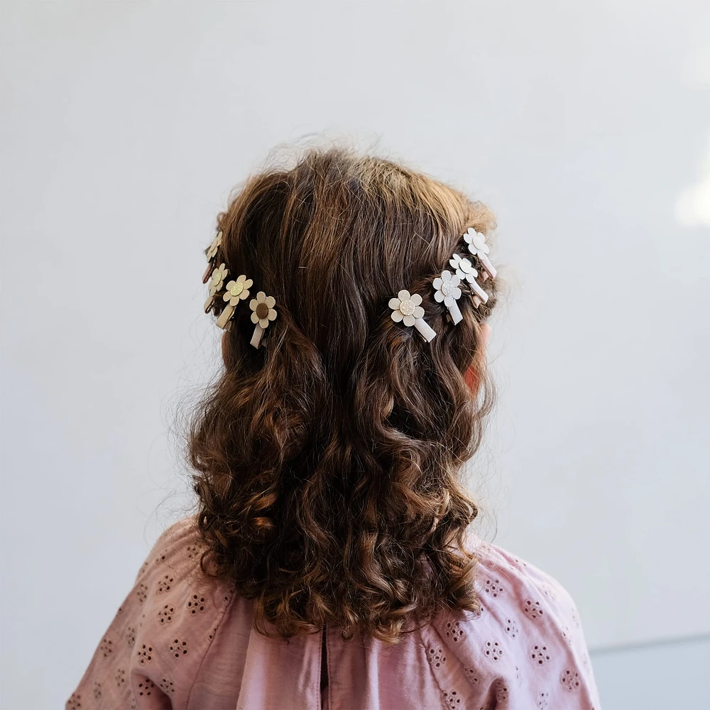 Barrettes Fleurs (8)