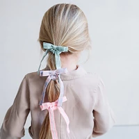 Stripes Bow Scrunchies (4)