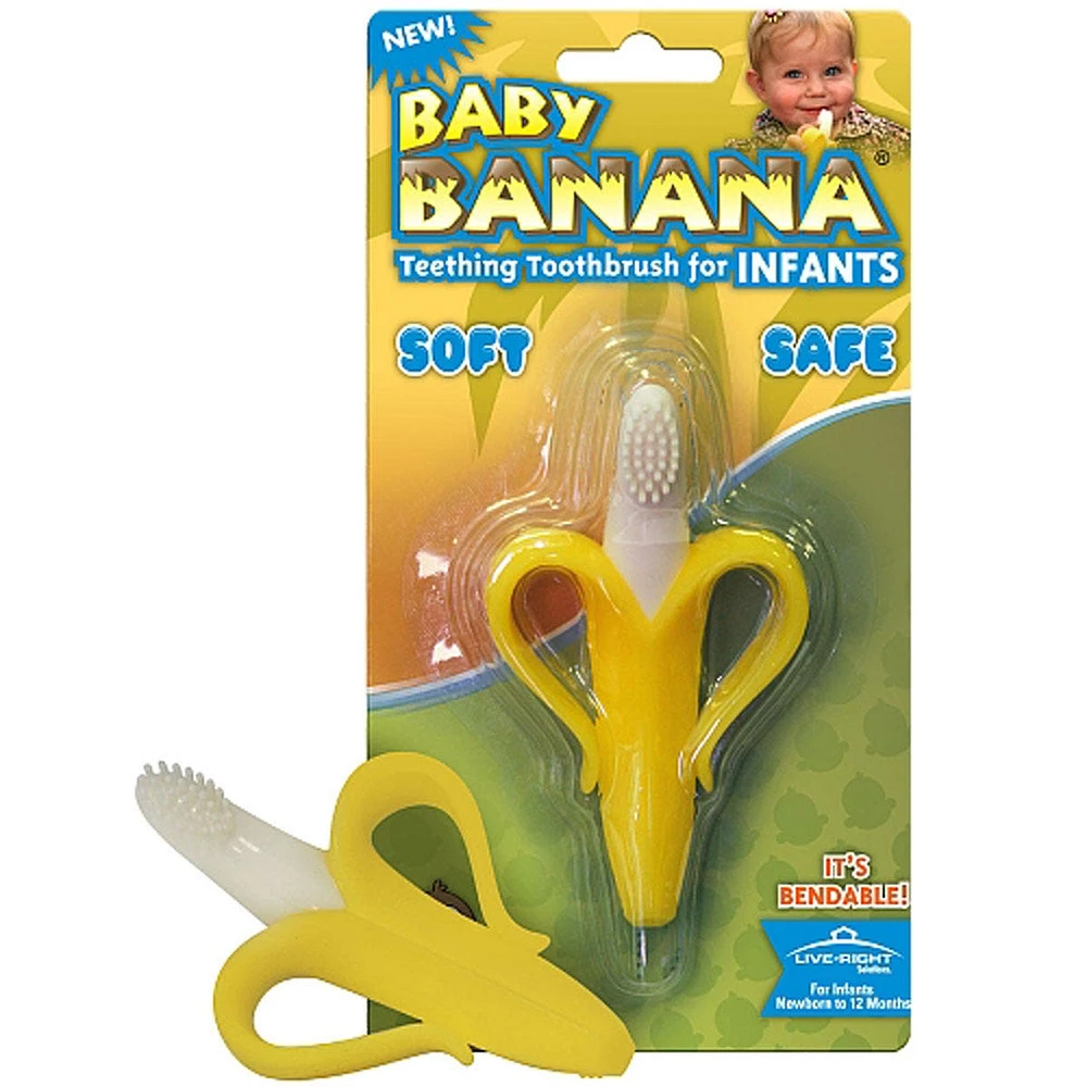 Jouet de Dentition / Brosse à Dents - Banane