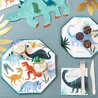 Assiettes de Carton (8) - Royaume Des Dinosaures