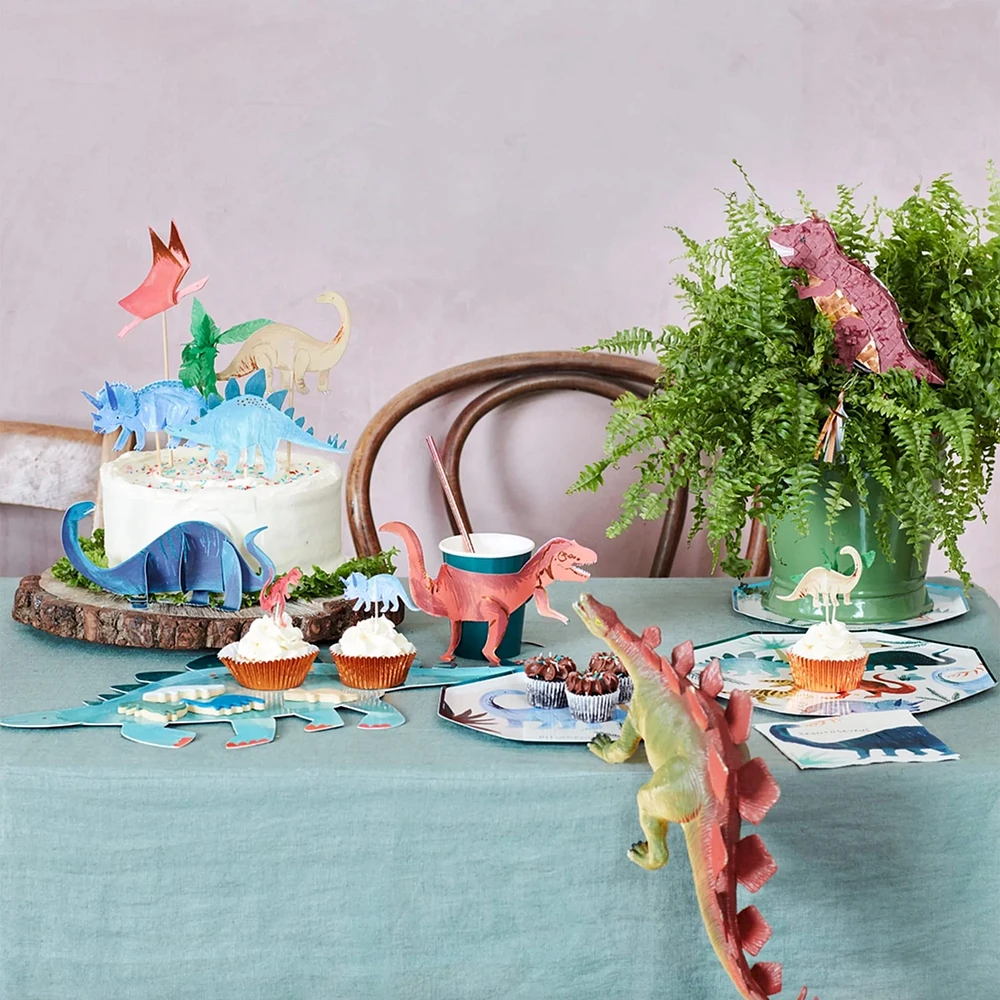 Décorations pour Gâteau (4) - Royaume Des Dinosaures