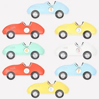 Assiettes de Carton (8) -  Auto Course