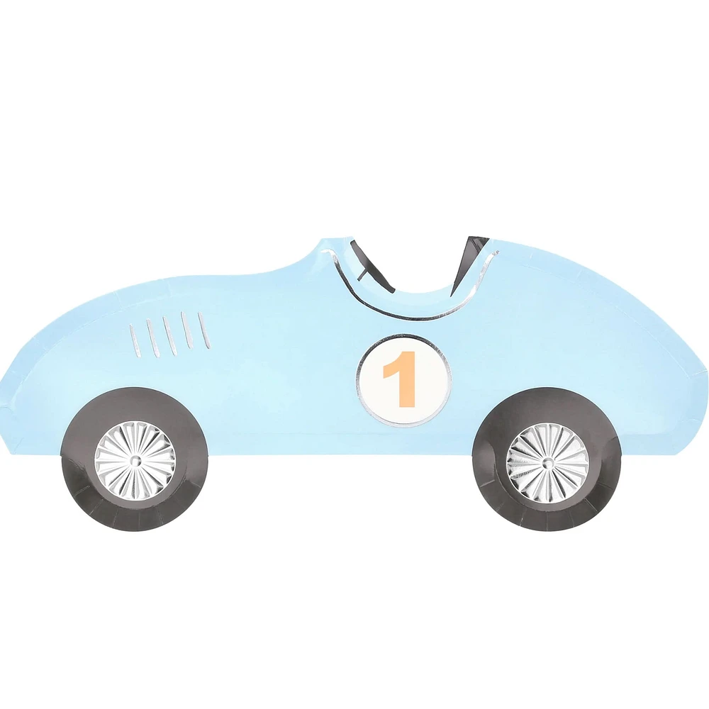 Assiettes de Carton (8) -  Auto Course