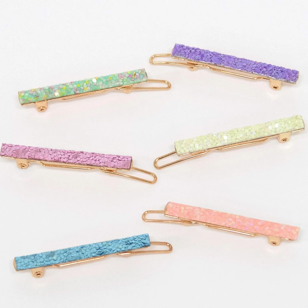 Pinces à Cheveux Arc-En-Ciel à Paillettes