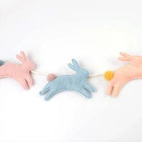 Girlande en Laine - Lapins