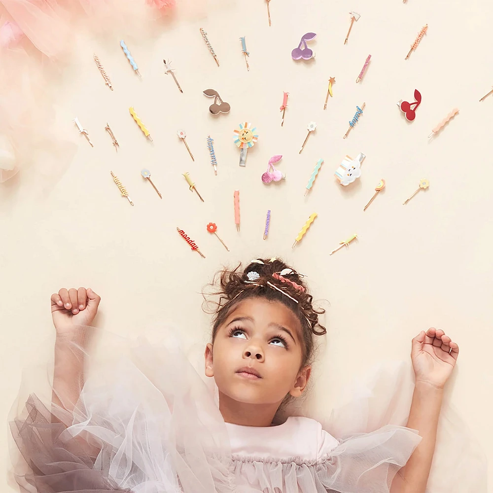 Barrettes Arc-En-Ciel (12)