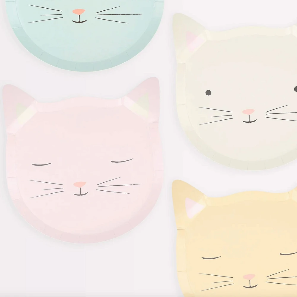 Assiettes de Carton (8) - Chatons Mignons
