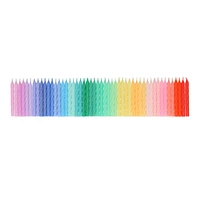 Rainbow Twisted Mini Candles (50)