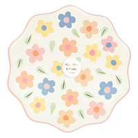 Happy Flowers Dinner Plates (8)