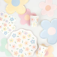 Happy Flowers Dinner Plates (8)