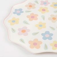 Happy Flowers Dinner Plates (8)