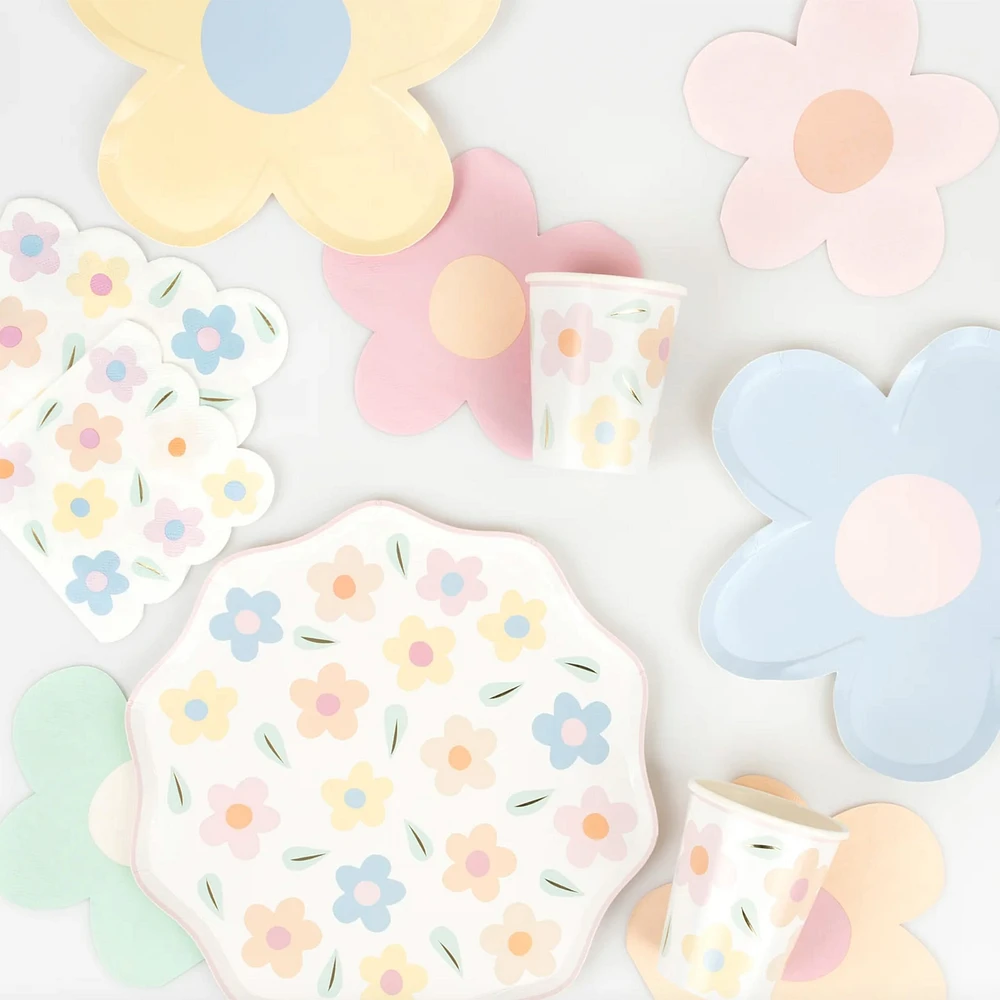 Happy Flowers Large Napkins (16)